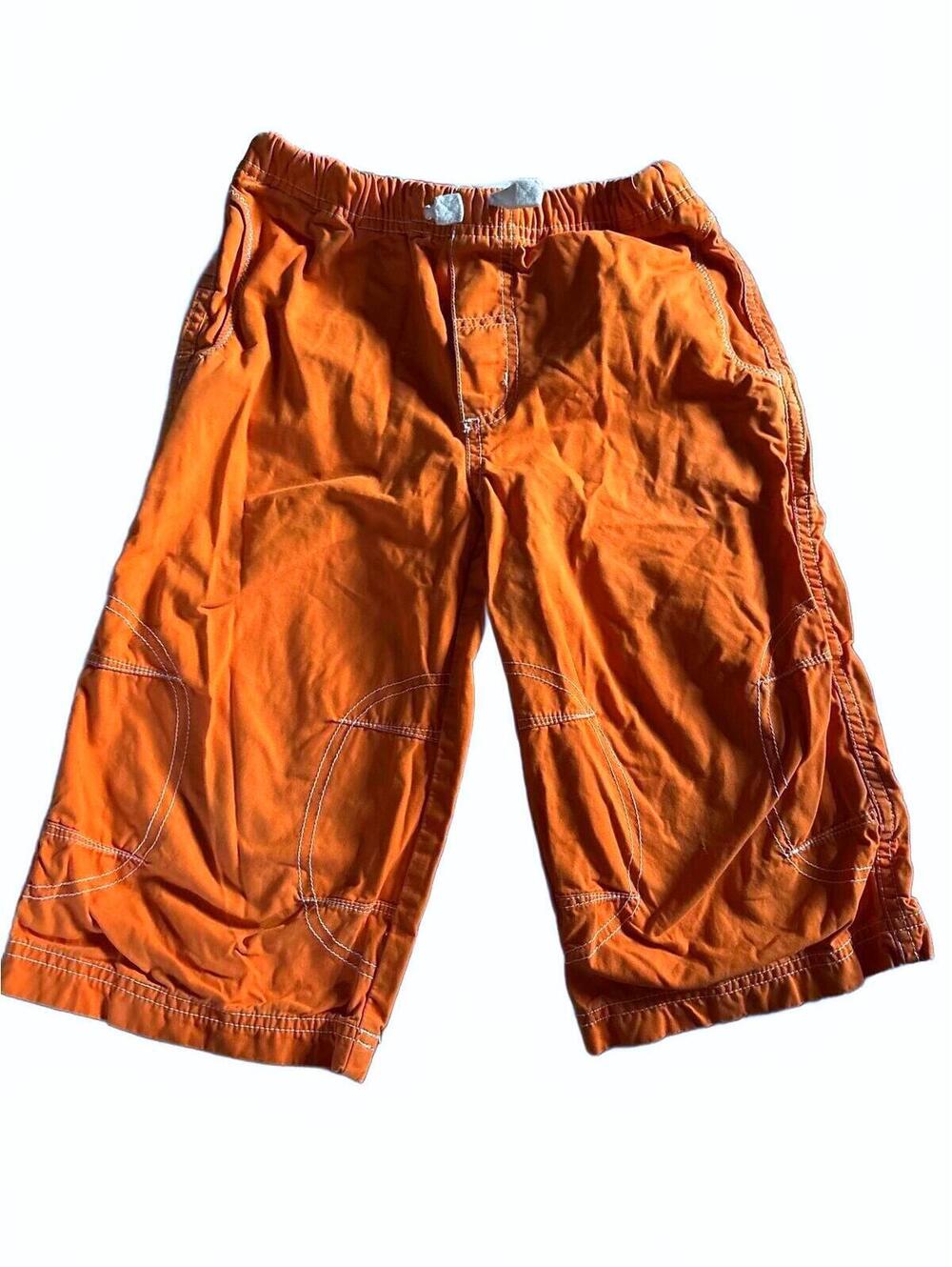 Hanna Andersson Orange Cotton Boy Shorts - Size 130 / 8 US